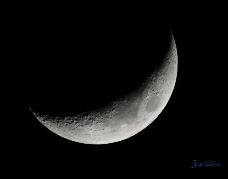 Dettagli della Luna Crescente
